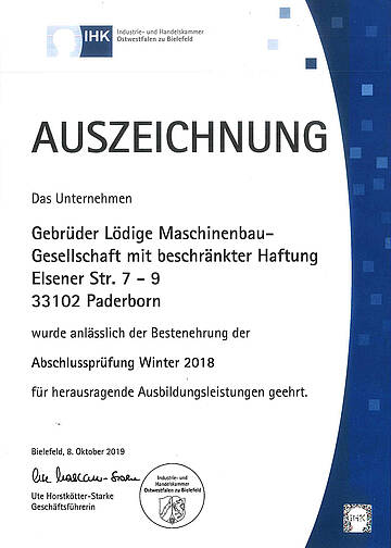 IHK-Bestenehrung 2020